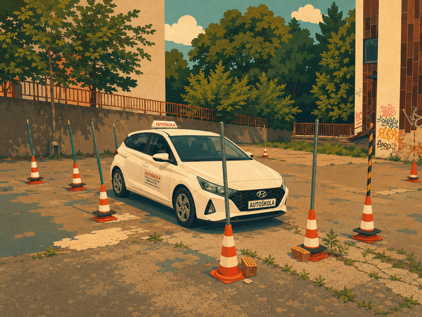 Praktický výcvik autoškoly Bosák